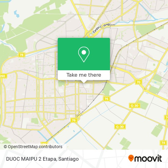 DUOC MAIPU 2 Etapa map