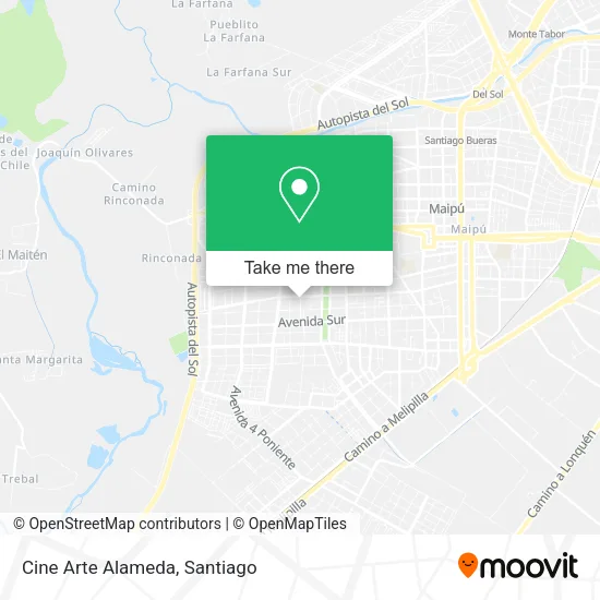 Cine Arte Alameda map