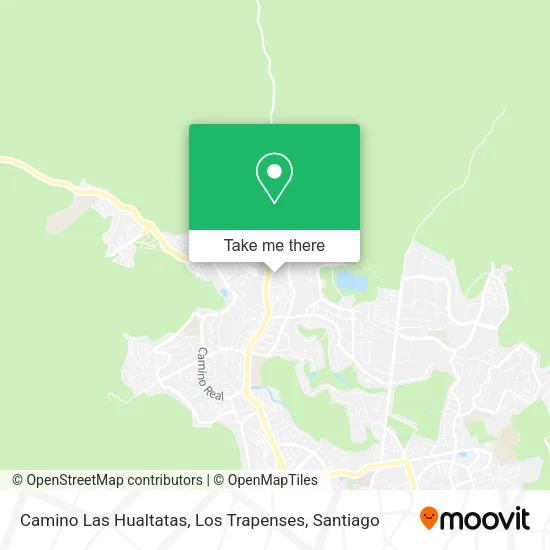 Camino Las Hualtatas, Los Trapenses map