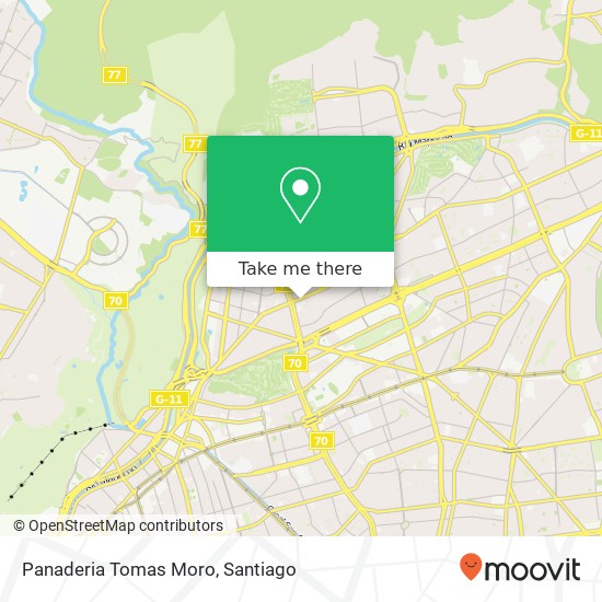 Panaderia Tomas Moro map