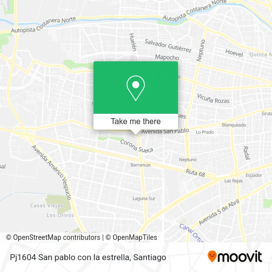 Pj1604 San pablo con la estrella map
