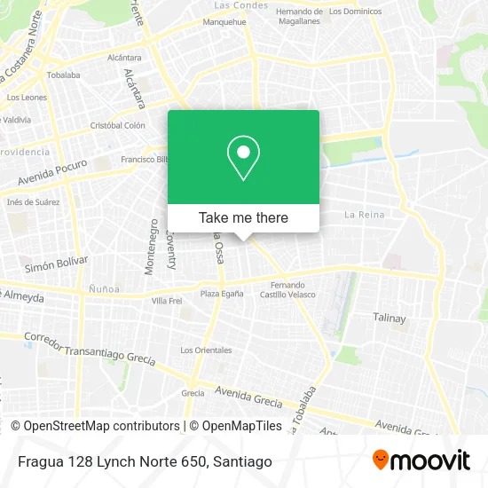 Fragua 128 Lynch Norte 650 map