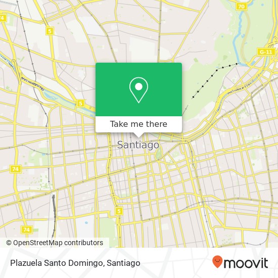 Plazuela Santo Domingo map