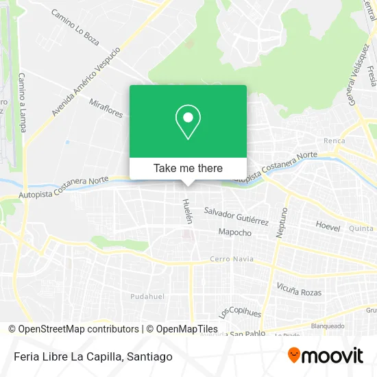 Feria Libre La Capilla map