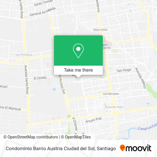 Condominio Barrio Austria Ciudad del Sol map