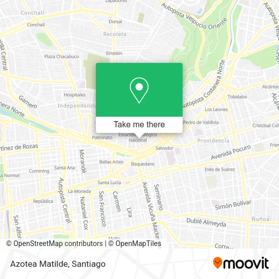 Azotea Matilde map