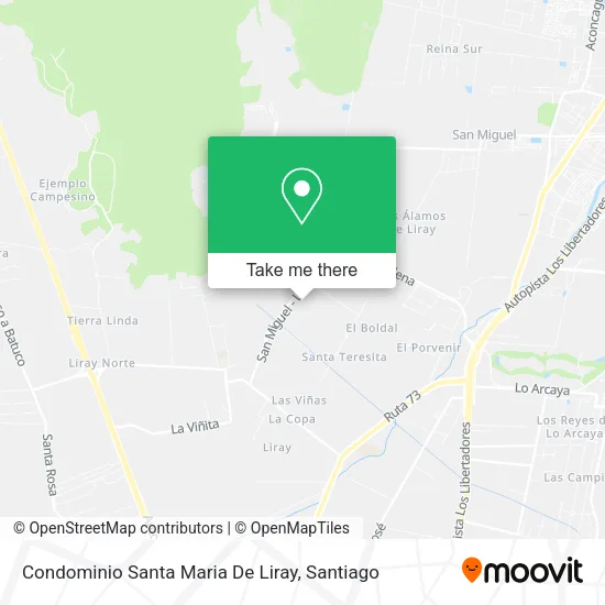 Condominio Santa Maria De Liray map