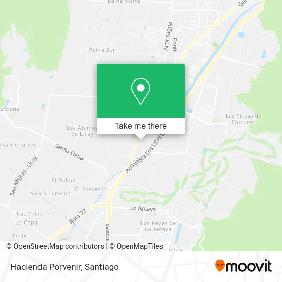 Hacienda Porvenir map