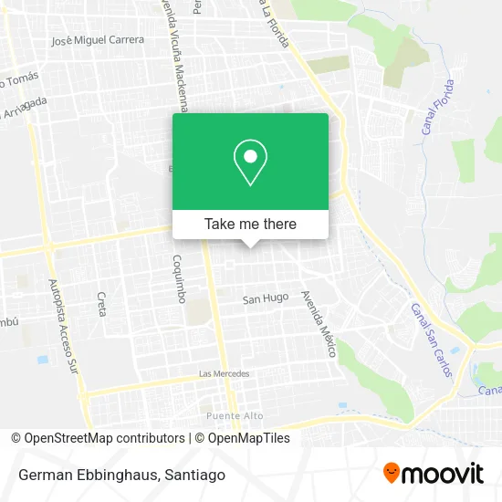 German Ebbinghaus map