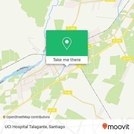 UCI Hospital Talagante map