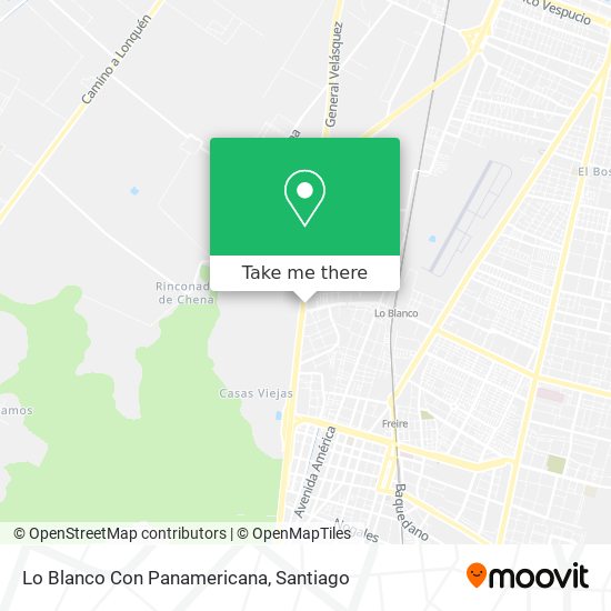 Lo Blanco Con Panamericana map