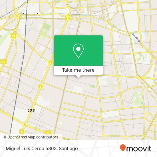 Miguel Luis Cerda 5803 map