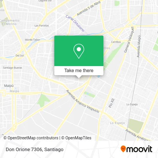 Don Orione 7306 map