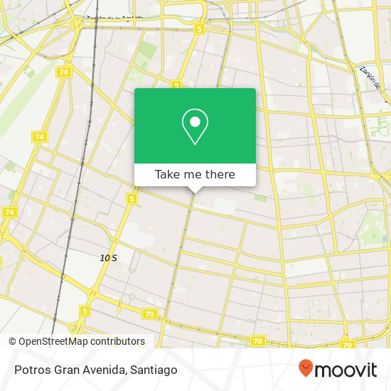 Potros Gran Avenida map