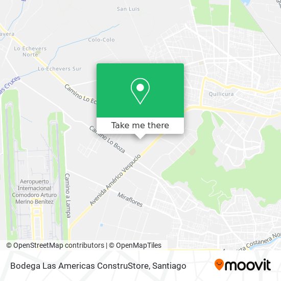 Bodega Las Americas ConstruStore map
