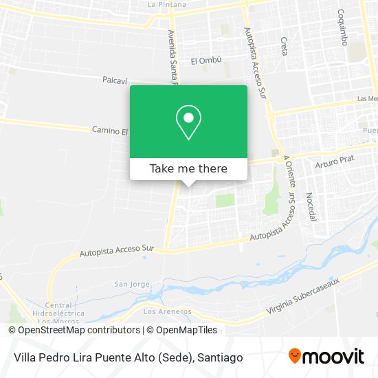 Villa Pedro Lira Puente Alto (Sede) map