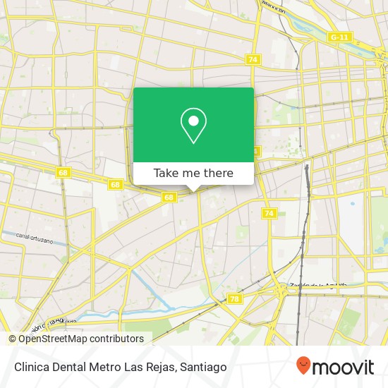 Clinica Dental Metro Las Rejas map