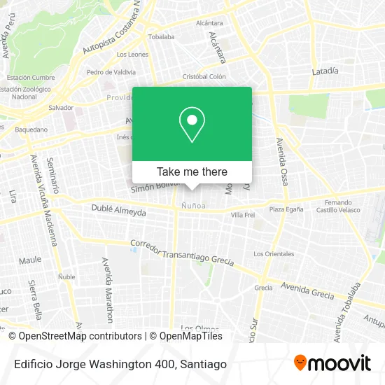 Edificio Jorge Washington 400 map