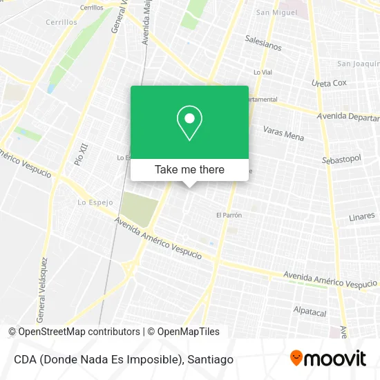 Mapa de CDA (Donde Nada Es Imposible)