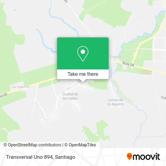 Transversal Uno 894 map