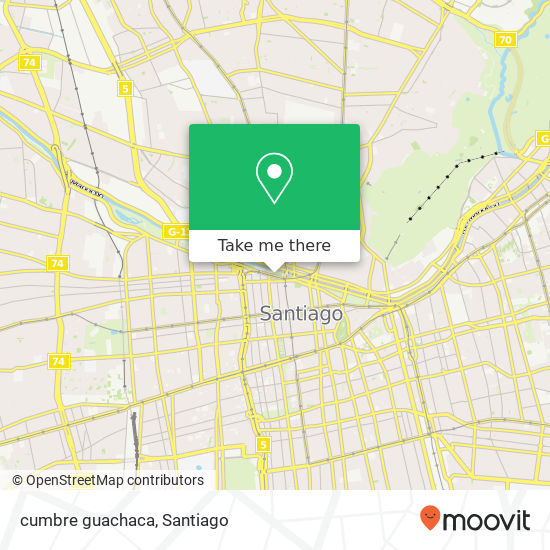 cumbre guachaca map