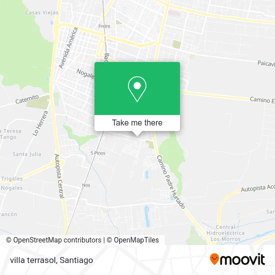 villa terrasol map