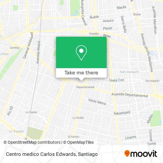 Mapa de Centro medico Carlos Edwards