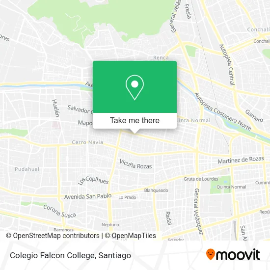 Colegio Falcon College map