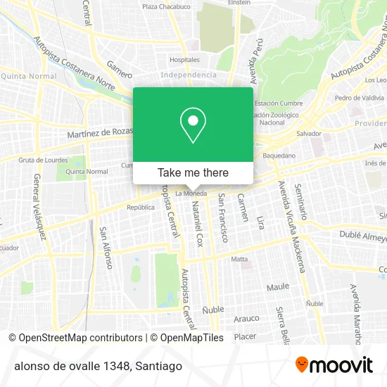alonso de ovalle 1348 map