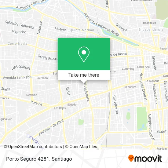 Porto Seguro 4281 map