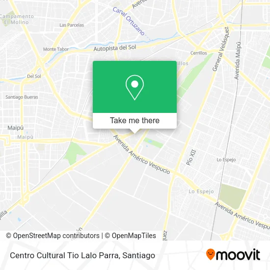 Centro Cultural Tio Lalo Parra map