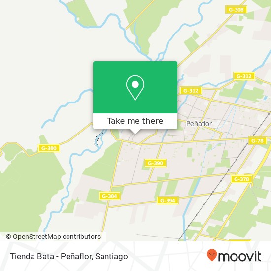 Tienda Bata - Peñaflor map