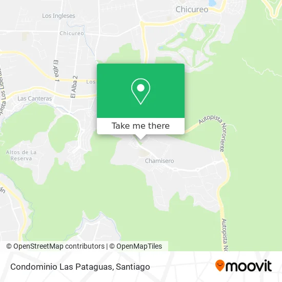 Condominio Las Pataguas map