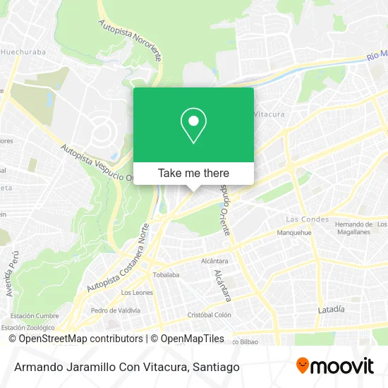Armando Jaramillo Con Vitacura map