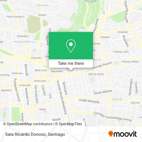 Sala Ricardo Donoso map
