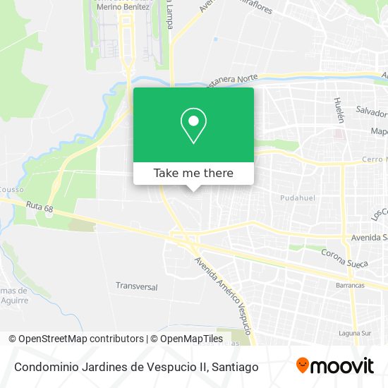 Condominio Jardines de Vespucio II map