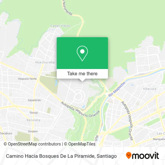 Camino Hacia Bosques De La Piramide map