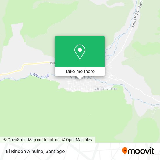 El Rincón Alhuino map