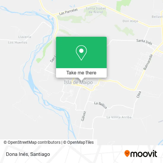 Dona Inés map