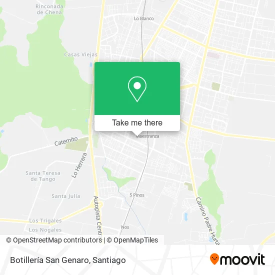 Botillería San Genaro map