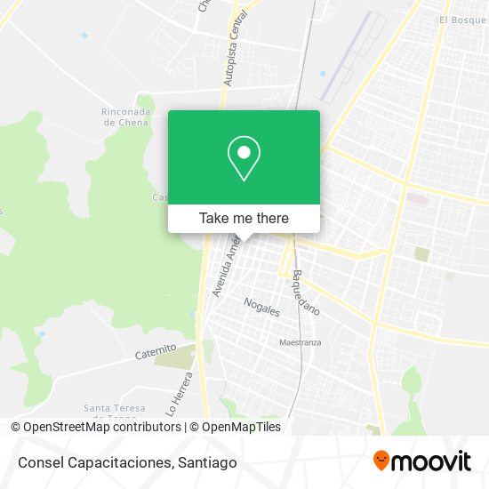 Consel Capacitaciones map