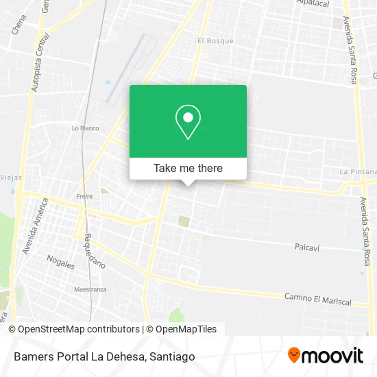 Bamers Portal La Dehesa map