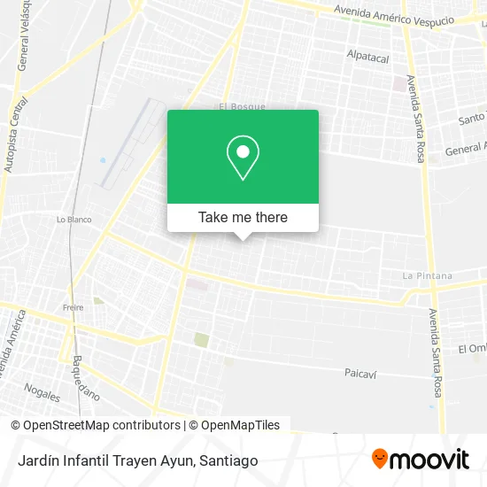 Jardín Infantil Trayen Ayun map
