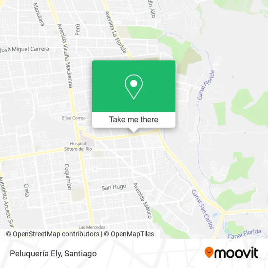 Peluquería Ely map