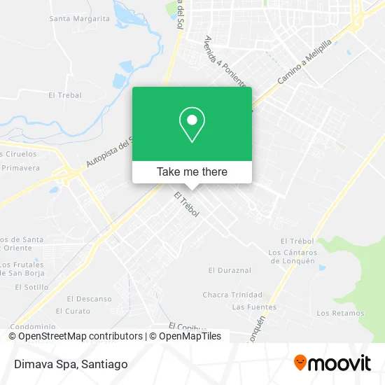 Dimava Spa map