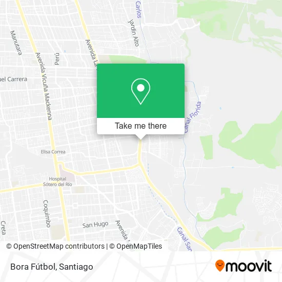 Bora Fútbol map