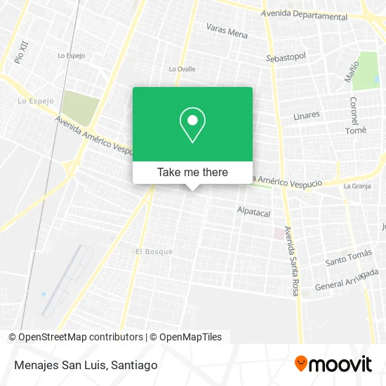 Menajes San Luis map