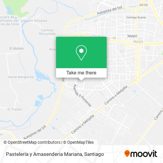 Pastelería y Amasenderia Mariana map