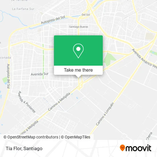Tía Flor map