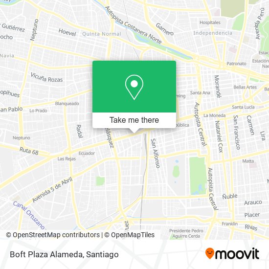 Mapa de Boft Plaza Alameda